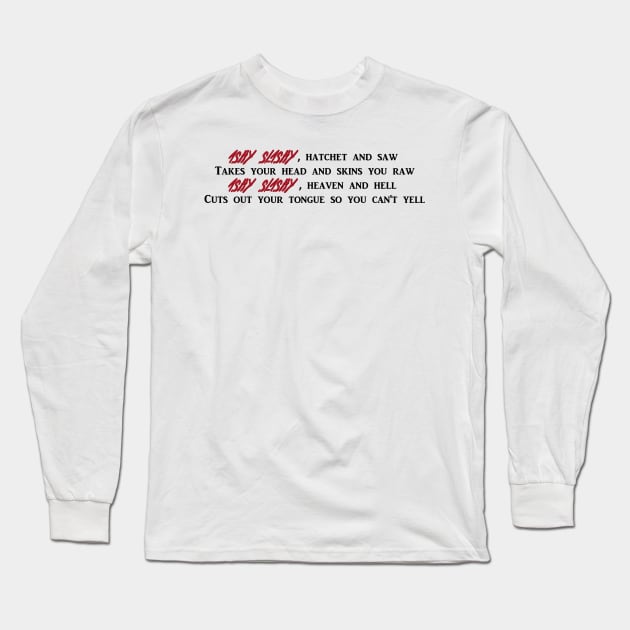 Ashy Slashy Long Sleeve T-Shirt by Galeaettu